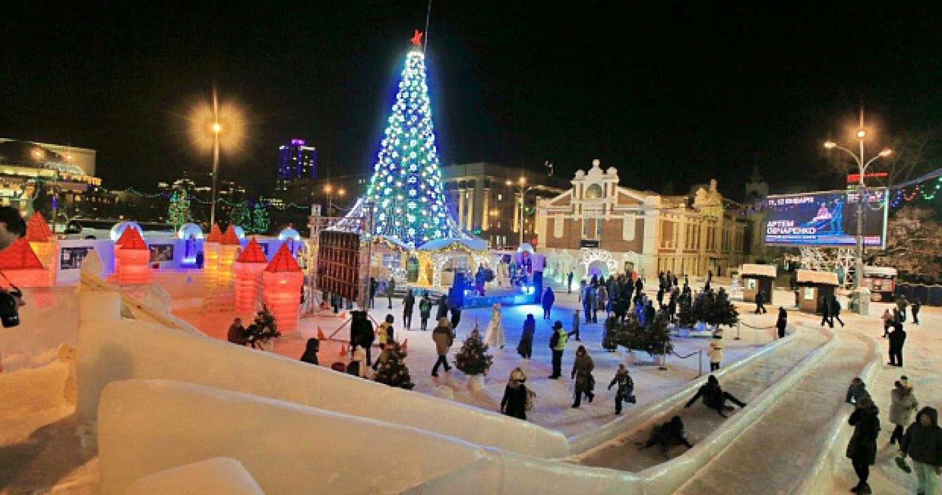 Новогодний Новосибирск Фото